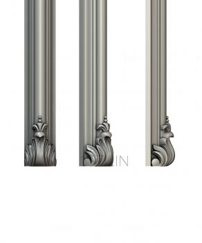 Pilasters (PL_0161) 3D model for CNC machine